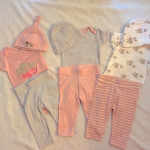 Baby girl lounge 3 piece sets